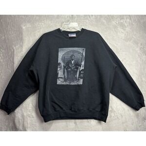 Vintage Huey Newton Sweatshirt Unisex size Large Ultimate Hanes Tag long sleeve